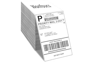 ‎WONFOUCS Wonfoucs 4‘’×6‘’ DHL Thermodirekt Etiketten (1000 Stück) Thermo-Etikettendrucker Thermopapier Versandetiketten Kompatibel mit MUNBYN, Phomemo, Rollo, IDPRT, POLONO Mobile Thermo-Etiketten-Drucker