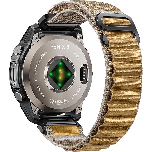 26 mm nylon reservearmband compatibel met Garmin Fenix 8 AMOLED 51 mm/8 Solar 51 mm/Fenix 5X/Fenix 6X/Fēnix 7X/Fenix 3/Enduro/Quatix 3, klittenbandsluiting, ultralicht en ademend, Nylon, Geen