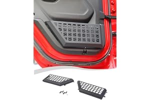 Hoolcar Aufbewahrungstaschen für die Hintertür, Seiteneinsatz, Organizer-Box, Metalltürnetztasche, Ersatz, kompatibel mit Jeep Wrangler JL JLU & Gladiator JT 2018–2023, Aussparung, 2 Stück