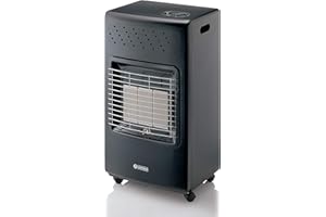 Olimpia Splendid 99387 Stovy Infra Black Poêle à gaz GPL Butane Infrarouge Chauffage D'appoint,4200 W - 120 m³