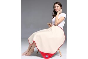 Radia Smart EMF koc chroniący przed promieniowaniem 5G, ochrona przed promieniowaniem RF, ochrona przed promieniowaniem WiFi, bawełna organiczna, 75 x 90 cm