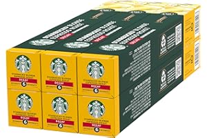 ‎STARBUCKS STARBUCKS Blonde Espresso Roast Bezkofeinowe od Nespresso, Blonde Roast, Kapsułki Kawy 6 x 10 (60 Kapsułki)