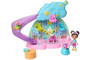 LA CASA DE MUÑECAS DE GABBY - PACK 17 PIEZAS GABBY'S DOLLHOUSE KITTY CARE EAR CUIDADO DE GATITOS: 4 FIGURAS + MUEBLES + ACCESORIOS - 6071538 - Juguetes Niñas 3 años + - Regalo Niña 3 años +