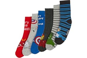 ONOMATO! Calcetines para niños | Calcetines para niños | 6 pares | Divertidos calcetines para sandalias | pequeños regalos para niños