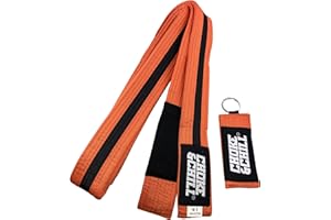 Choke&Chill BJJ Brazilian Jiu-Jitsu - Cinturón con llavero para adultos y niños Luta Livre