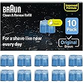 Braun Clean & Renew Dolum Kartuşları CCR, Temizleme ve Şarj Temizleme Sistemi i&ccedil;in Yedek Tıraş Makinesi Temizleyici &Ccedil;&ouml;z&uuml;m&uuml;, 1