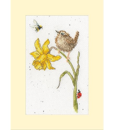 Set punto croce Bothy Threads locomotiva a vapore, 36x26cm, xct24