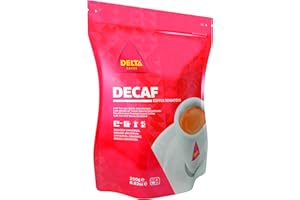 Delta Cafe - Café moulu décaféiné pour machine à expresso ou sac 250g