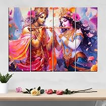 JB Creations Radha Krishna Painting Wall Decorative For Home ...