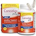 Conceive Plus Men's Motility Support - Boost Sperm Quality & Count - Enhanced Male Reproductive Health & Fertility - Male Motility Supplement With Ginseng, Zinc, L-Arginine & L-Carnitine - 60 Capsules