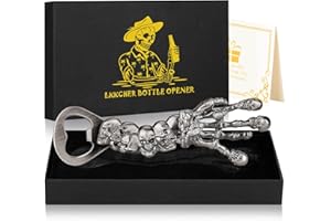 LKKCHER Regalo Festa del Papà, Apribottiglie a Mano Scheletro, Regalo Regalo Uomo, Regalo Festa del Papà, Regalo Originale Uomo, Regali per Papà/Lui, Regalo di San Valentino per Marito fidanzato