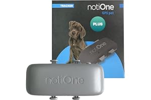 notiOne® Tracker GPS pet PLUS senza abbonamento | Collare GPS con geofence, avvisi intelligenti | Tracciamento attività e roaming gratuito