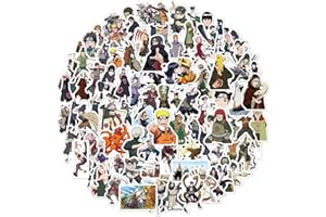 TRUSTKK 100 pegatinas de vinilo de Naruto, resistentes al agua, para coche, moto, portátil, bicicleta, monopatín, snowboard, equipaje, MacBook iPad y más