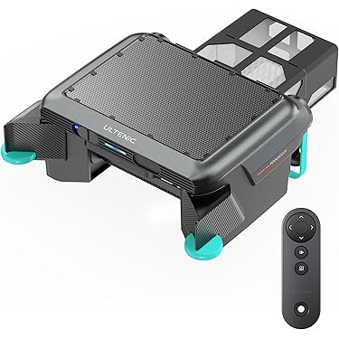 TALOSBO Pleco Se Poolroboter Akku 130 Mins Leistungsstarke Reinigung, Automatischer Kabelloser Poolreiniger Duale Motoren für Flachboden Pool bis zu 80 m²