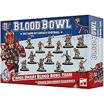 Blood Bowl 3e édition – Équipe Grudgebearers (Nains) – 20 Figurines + Star Player