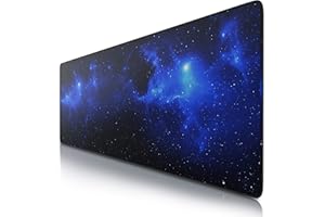 TITANWOLF - Grande Tappetino Mouse da Gioco - XXXL Oversize Mousepad - Dimensione 1200x400mm - XXL Formato Oversize da scrivania e Tavolo - per Mouse e Tastiera - Mod. Stars1