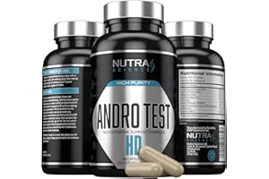 NUTRA SCIENCE Testosterone Booster Andro Test #1 Test Boost Supplement for Men | Elite Testosterone Supplements for Muscle Growth Building & Gain, Libido Boost Enhance, Bodybuilding 90 Vegan Capsules