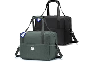 VAVOMIA 2X Bagage Cabine 40x30x20 Wizzair, Pliable Imperméable Sac de Voyage 40x30x20，Sac de Cabine Avion Valise de Cabine Cabine Avion Bagage Cabine Sac de Sport pour Hommes et Femmes，Nylon