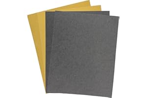 Strongthium Lot de 4 papiers d'étanchéité - 1 x 0,5 mm / 0,75 mm / 1,0 mm / 1,2 mm - 37 cm x 29 cm - Résistant à la chaleur - Résistant à l'essence - À découper soi-même - Pour voiture, moto, scooter