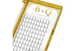 B&QAUGEN Éventails De Cils Finis 6D-D-0.10-MIX Extensions De Cils 6D Cils 0.07 0.10 Épaisseur Matières Finies C D Courbure Éventail De Cils Cils Volumineux 8-15 Mix Pieds Longs(8-15 MIX,6D-D-0.10)