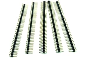 JUST-HONEST POPESQ 5 STK. x STIFTLEISTE 40polig AUSSCHNEIDBAR ABGEWINKELT Pin Strip Cutable #A355