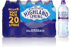 Highland Spring Still Spring Water, 20 x 750ml Sports