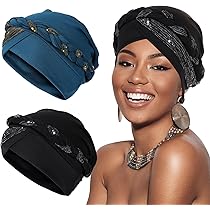 Berretto Turbante Per Donna Cappelli A Tesa Semplice Musulmano Turbante - Foto 10