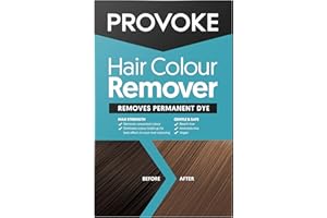 PROVOKE Rimozione del colore dei capelli, massima forza rimuove la tintura permanente dei capelli, per la rimozione della tintura dei capelli multicolore; formulazione senza ammoniaca e senza