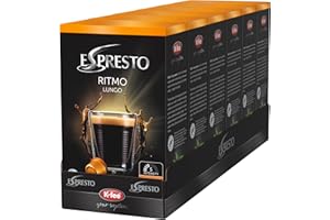 ESPRESTO Ritmo Lungo kapsułki do kawy grubość 5, system K-fee, 6 sztuk (6 x 124 g)