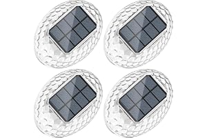 Quntis 4Pack Solcell Vägglampor – 360° Varmvitt Ljus, IP44 Vattentät