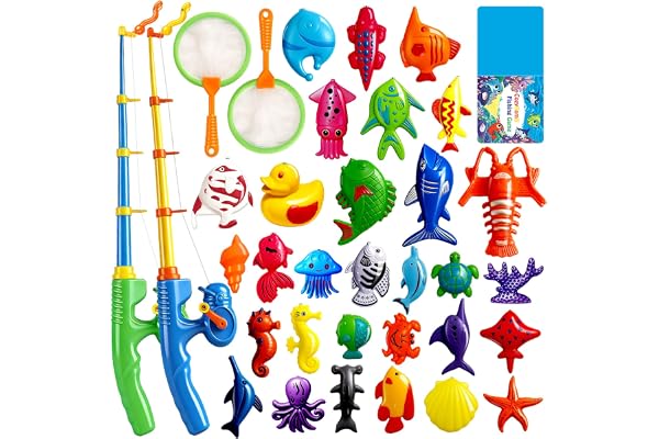 CozyBomb Magnetic Fishing Toys Game Set