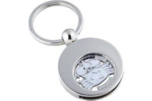 Jadani Hochwertiger Schlüsselanhänger mit EK-Chip Sternzeichen