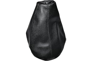 AERZETIX - C57851 - Funda para palanca de cambios - compatible con Seat Leon I de 1999 a 2005 - color: negro - en piel sintética