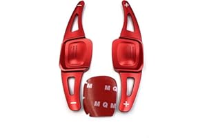 ‎ONWOMANIA Onwomania Schaltwippen Shift Paddle kompatibel mit Golf 7 (No GTI R GTD) TRock Beetle Arteon Golf 8 Rot Eloxiert