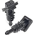 Click&Fit Windscreen Washer Nozzles Compatible with Kia Ceed from 2006 to 2012, Hyundai i30, Elantra Touring – Screen wash Wiper Spray Jets Replaces 986301H510, 986302L100, 2-Pack