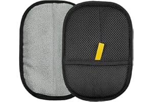 Baguuaray 2 guanti per la rimozione dei peli di animali domestici, riutilizzabili per gatti e cani, per la rimozione dei peli di animali domestici, per divani, gatti, tappeti, biancheria da letto