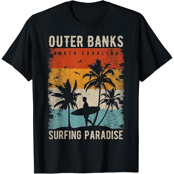 Pull Outer Banks Pull Capuche Surf Rétro Outer Banks - Style Vintage Années 60/70/80 Drapeau Americain Jj Outer Banks