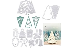 UFLF Fustelle Natale Cutting Dies per Biglietto d'Auguri Inviti Scrapbooking Fai da Te