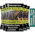IAgriFarm Organic Black Kavuni Rice Pack of 5 KG | Organically Grown| Unpolished Forbidden Rice |Low GI| Karuppu Kavuni Arisi