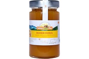 Le miel brut d'ImkerPur, non filtré, non centrifugé ou chauffé, contient du pollen de fleurs, de la cire d'abeille, de la propolis, du pain d'abeille et de la gelée royale