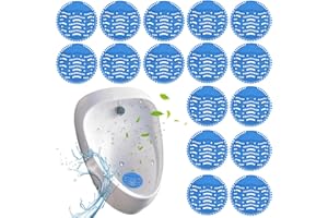 MITENING Urinalsieb, 16 Stück Urinalsieb Mit Duft (Ozean), Frischewirkung Pissoirsieb, Desodorierungsmittel Für Urinalsiebe, Urinal Einleger Matte, Pissoirsieb Spritzschutz Für Alle Gewerblichen Orte Wohnungen