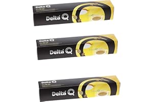Pack Xl 30 Café molido intenso y adulzado BREAQFAST- ESPECIALMENTE PENSADO PARA AÑADIR UN TOQUE DE CREMOSA LECHE -(adulzado) Cápsulas Delta Q - 3X10 = 30 capsulas