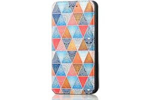 WUHAIZHER Motorola Moto E13 Case RFID Blocking, Motorola E13 Flip Wallet Phone Case Protective Shockproof Cover with Card Holder TPU Silicone Inner Shell Cases for Motorola Moto E13, Mandala