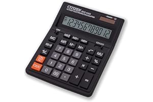 Citizen SDC 444S Calculatrice de table Noir