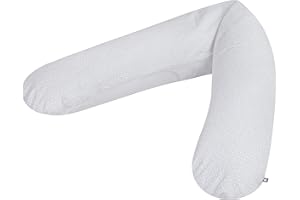 Julius Zöllner4660010138 Coussin d'allaitement avec coussin de grossesse Gris Env. 180 cm