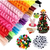 630 Fils Chenille Multicolores Prebarfun - 30cm Pour Loisirs Créatifs, DIY Et Déco | 20 Couleurs