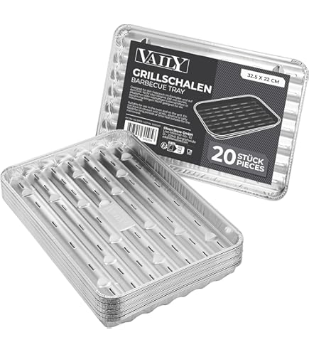 Ciotole Rettangolari In Alluminio Fackelmann - Set Da 3 Per Cucina E Grigliate - Foto 5