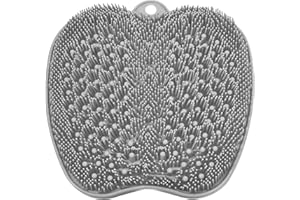 BESKAR Brosse Pieds Douche avec Ventouses Antidérapantes, Foot Spa Brosse pour Nettoyer et Exfolier les Pieds, pas de Flexion, pied Acupuncture Mat pour Détendre Les Pieds