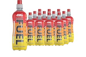 Applied Nutrition BodyFuel Electrolyte Water - Body Fuel Prime Drink with BCAAs and Vitamins, Fast Hydration (12 x 500ml) (Rocket ice Lolly)