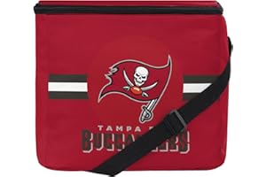 FOCO NFL Officially Licensed Primary Logo Team Stripe 6 or 12 Pack Soft Insulated Game Day Football Lunch Tote Cooler